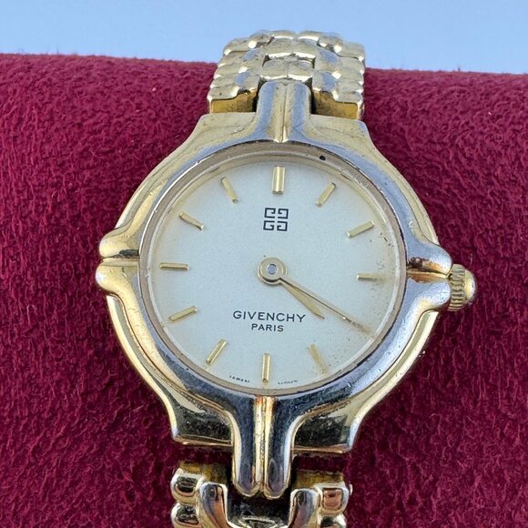 Vintage Givenchy Paris Designed Gold Watch - Picture 1 of 7